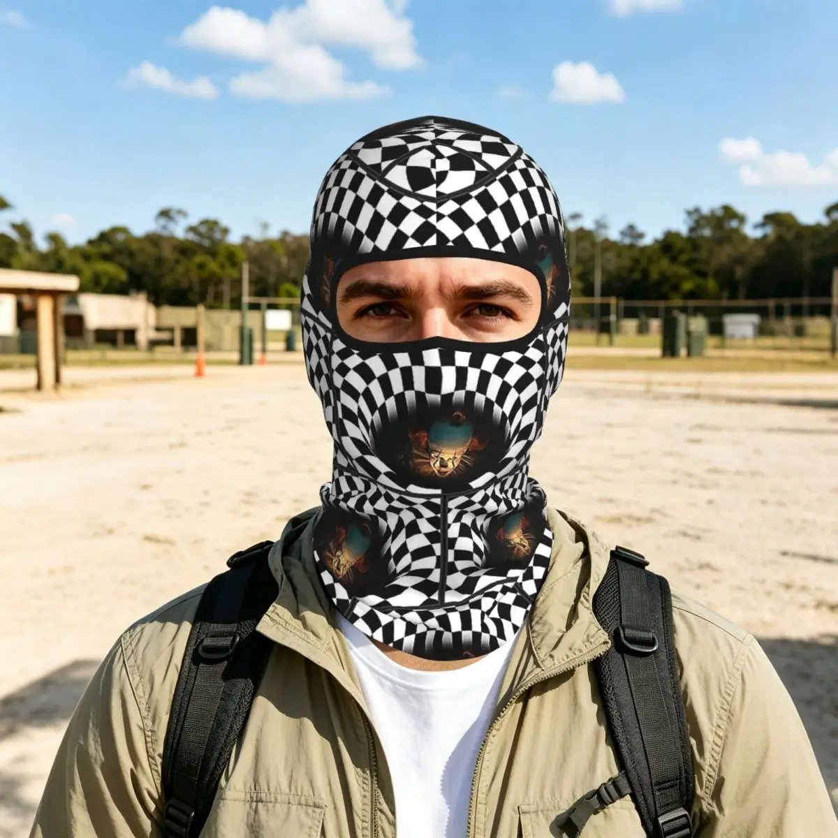 Halloween Welcome Horror Movie IT Pennywise Breathable Thin Balaclava Full Face Mask Sun Protection Neck Gaiter