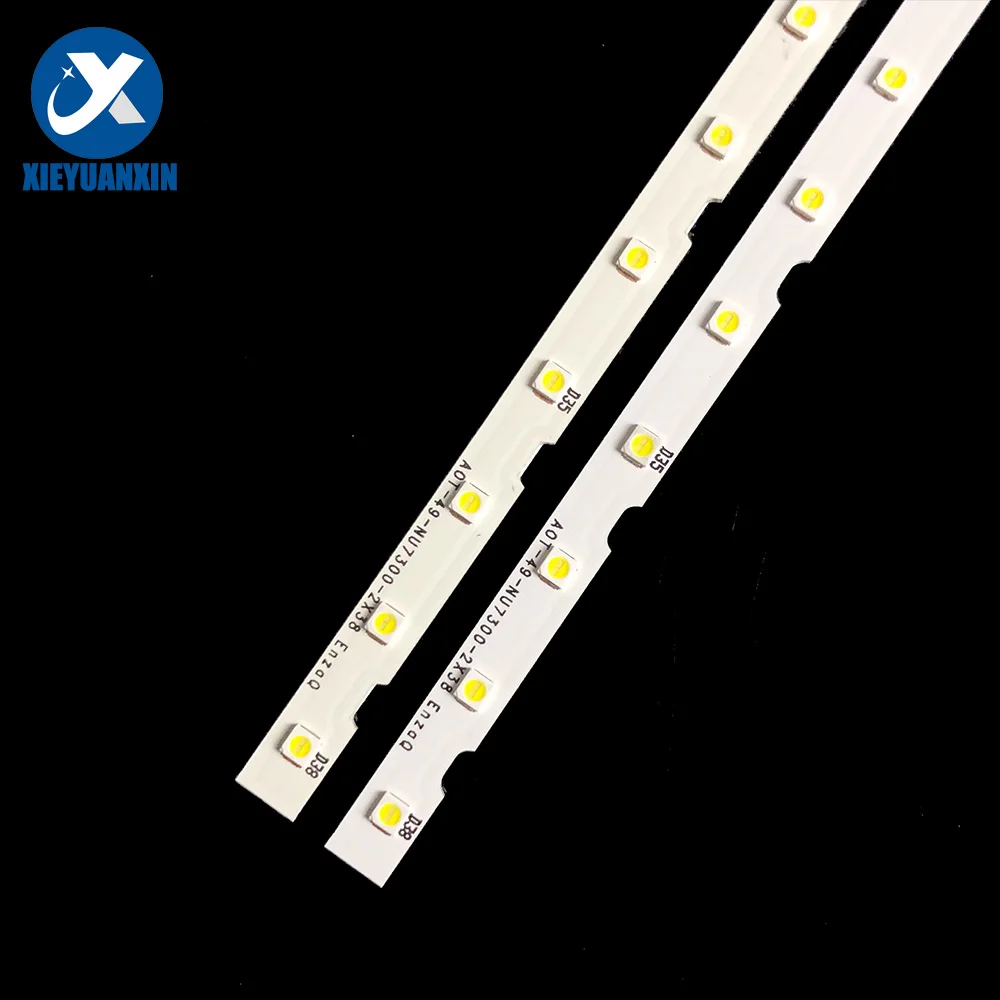 6V 2W 38LEDs 530Mm Lampu Latar TV untuk UE49NU7100U UE49NU7102 UE49NU7140U UE49NU7670 UE49NU7120U UE49NU7170U UN49NU7100 UE49NU7300