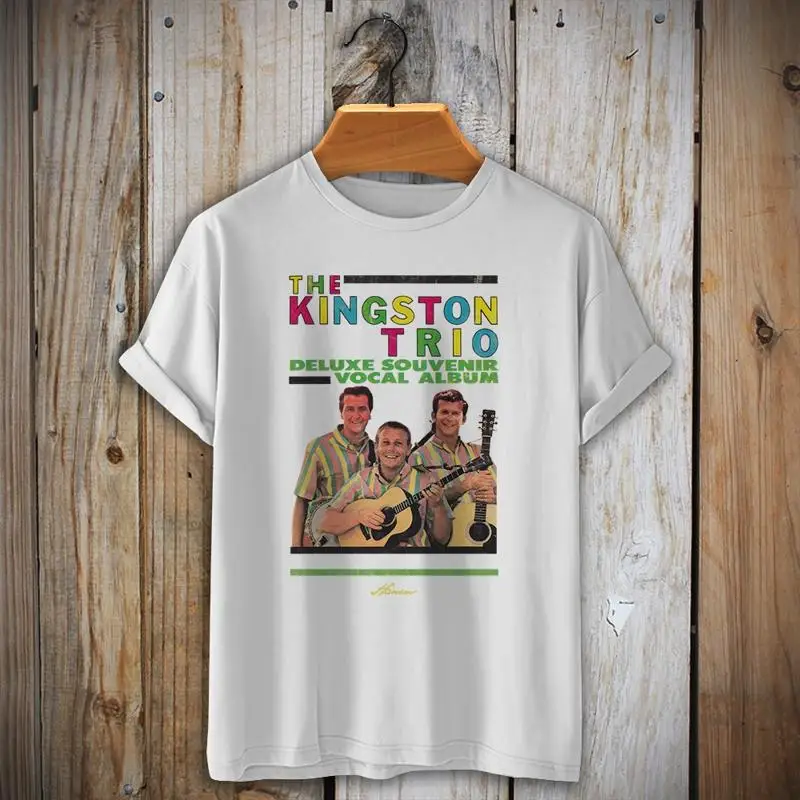 تي شيرت Greenback Dollar Kingston Trio Vintage Dave Guard Bob Shane Nick Reynolds