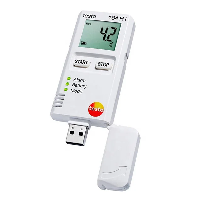 Testo 184 H1 USB Air humidity and temperature data logger For transport monitoring 0572 1845