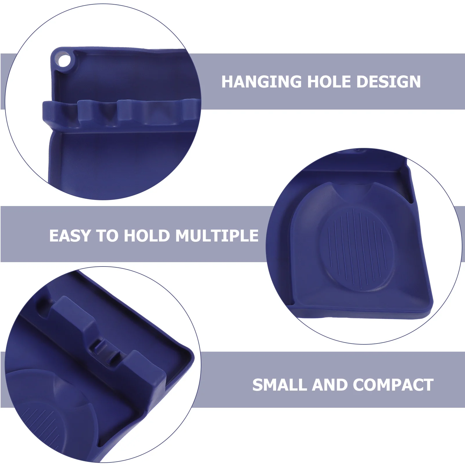 

Large Silicone Spoon Rest 6 Slots Multipurpose Cutlery Holder Kitchen Utensil Tableware Rack Drip Tray Chopstick Rack