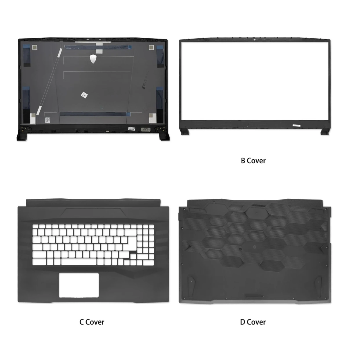 Replace cover for Pulse GL76 A11U A12U MS-17L1 17L2 17L3 17L4 laptop LCD top rear cover, front bezel palmrest bottom case hinges