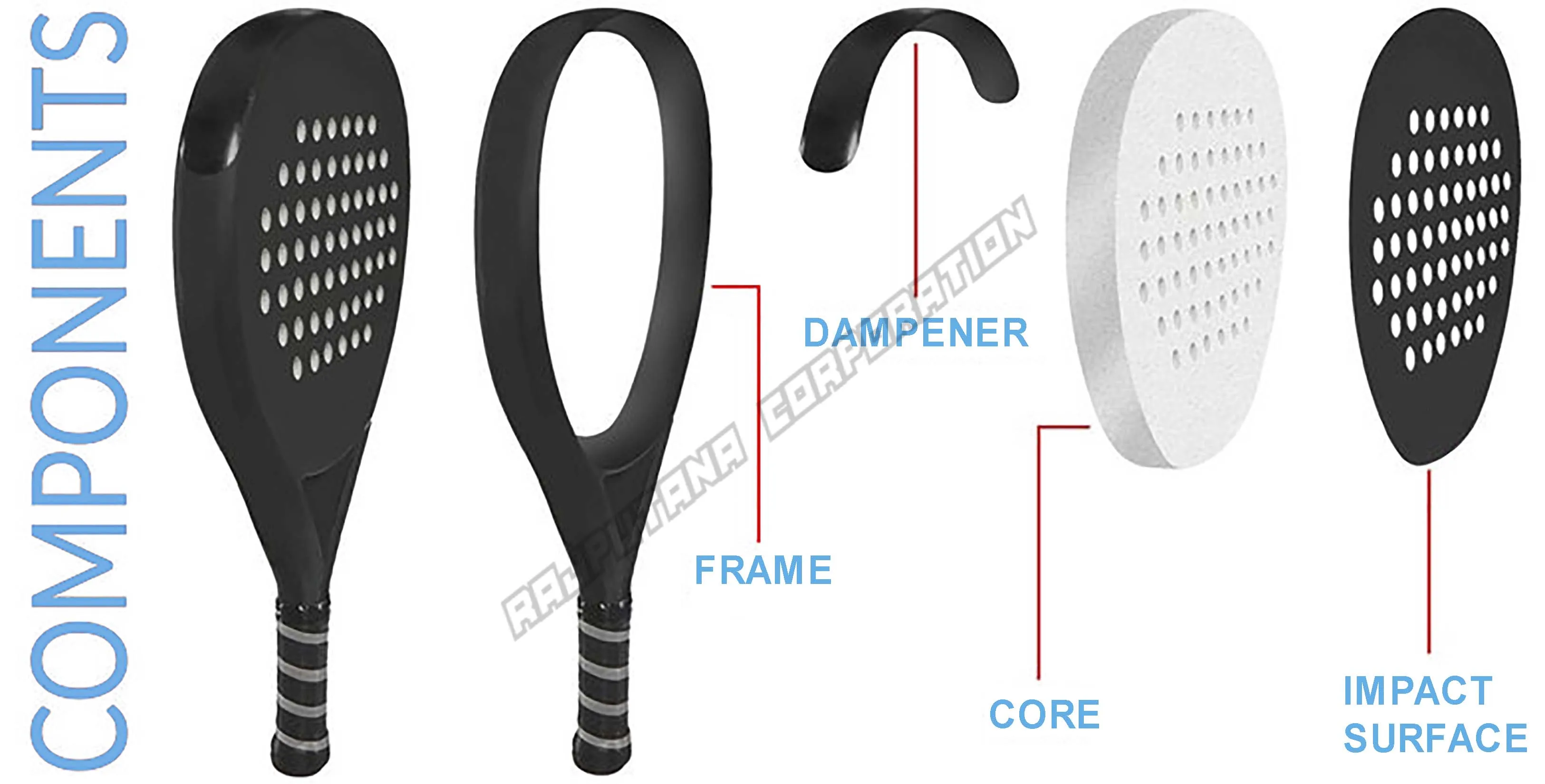 Professional Full Carbon Beach Tennis Paddle Racket Soft Face Tennis Racquet With Bag For Adult