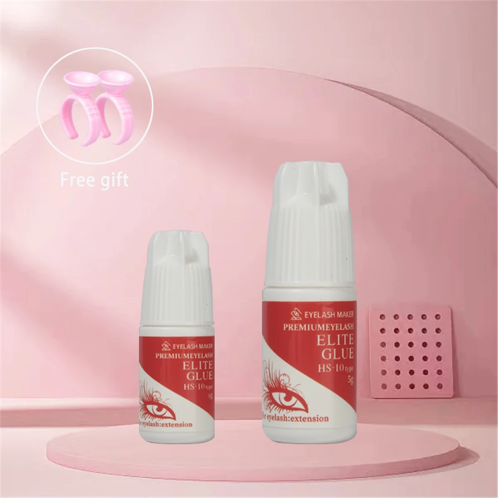 

Korea Import HS Premium Elite Glue 2s Drying Time HS 10 Cola Elite Lash Glue With Eyelash Extension Glue