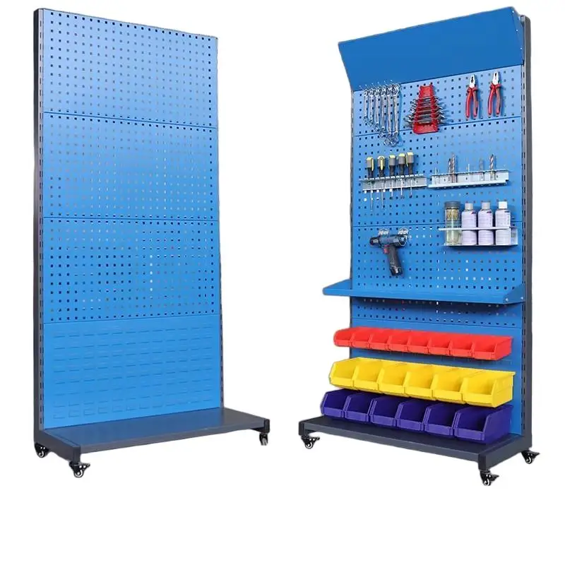OEM/ODM Versatile Metal Pegboard Organizer Display Stand For Retail Shop