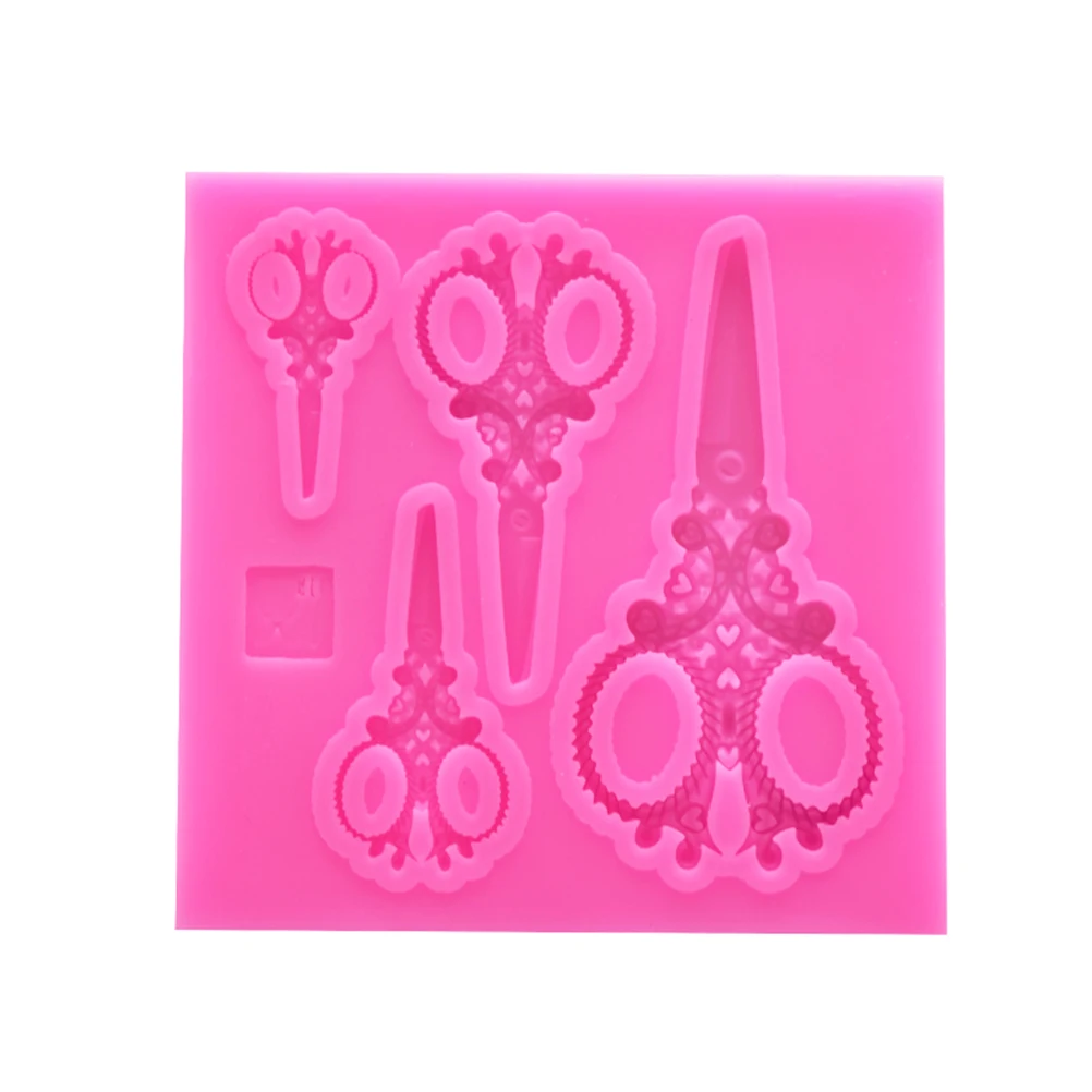 

Fondant Mold Scissor Chocolate Baking Candy Fudge Decoration Cupcake Mini Scissors Shaped