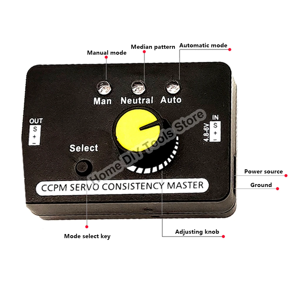 New Multi Servo Tester 3CH ECS Consistency Speed Controler Power Channels CCPM Master Checker RC Drone Parts