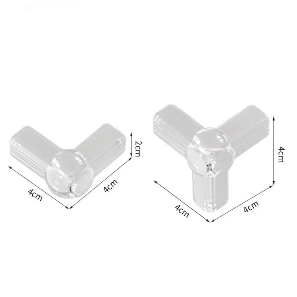 4/8 pçs novo transparente mesa canto cobre babyproofing durável protetores de canto anticolisão adesivos de canto móveis para casa