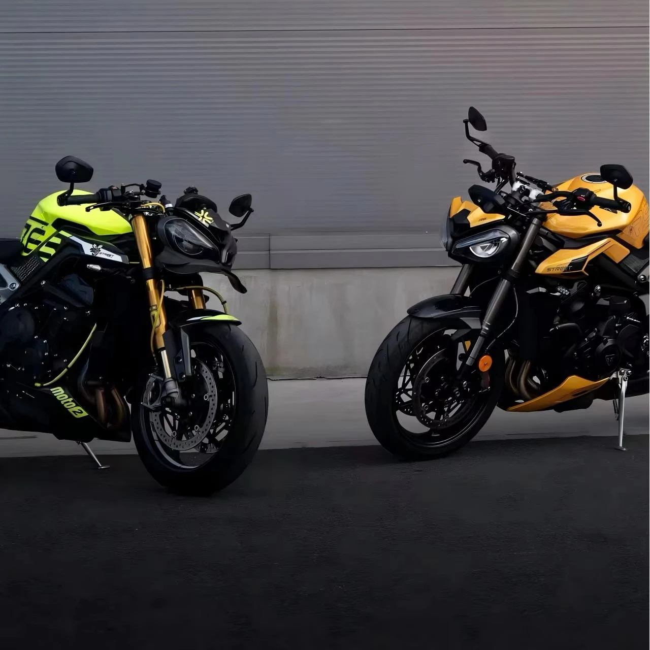 For Triumph Street Triple 765 RS RX 2023-2025 2026 Front Spoiler Lower Spoiler Lower Lip GP WING Downforce Naked Frontal Spoiler