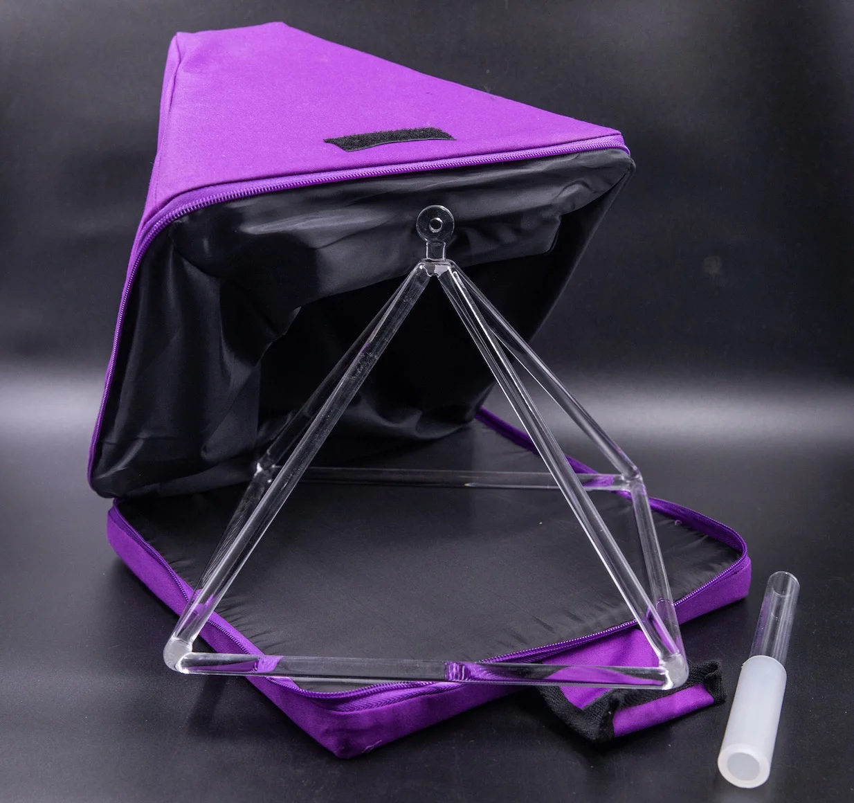 Amazing Sound Online Wholesaletor Multifunctional Healing Triangle Crystal Singing Pyramid