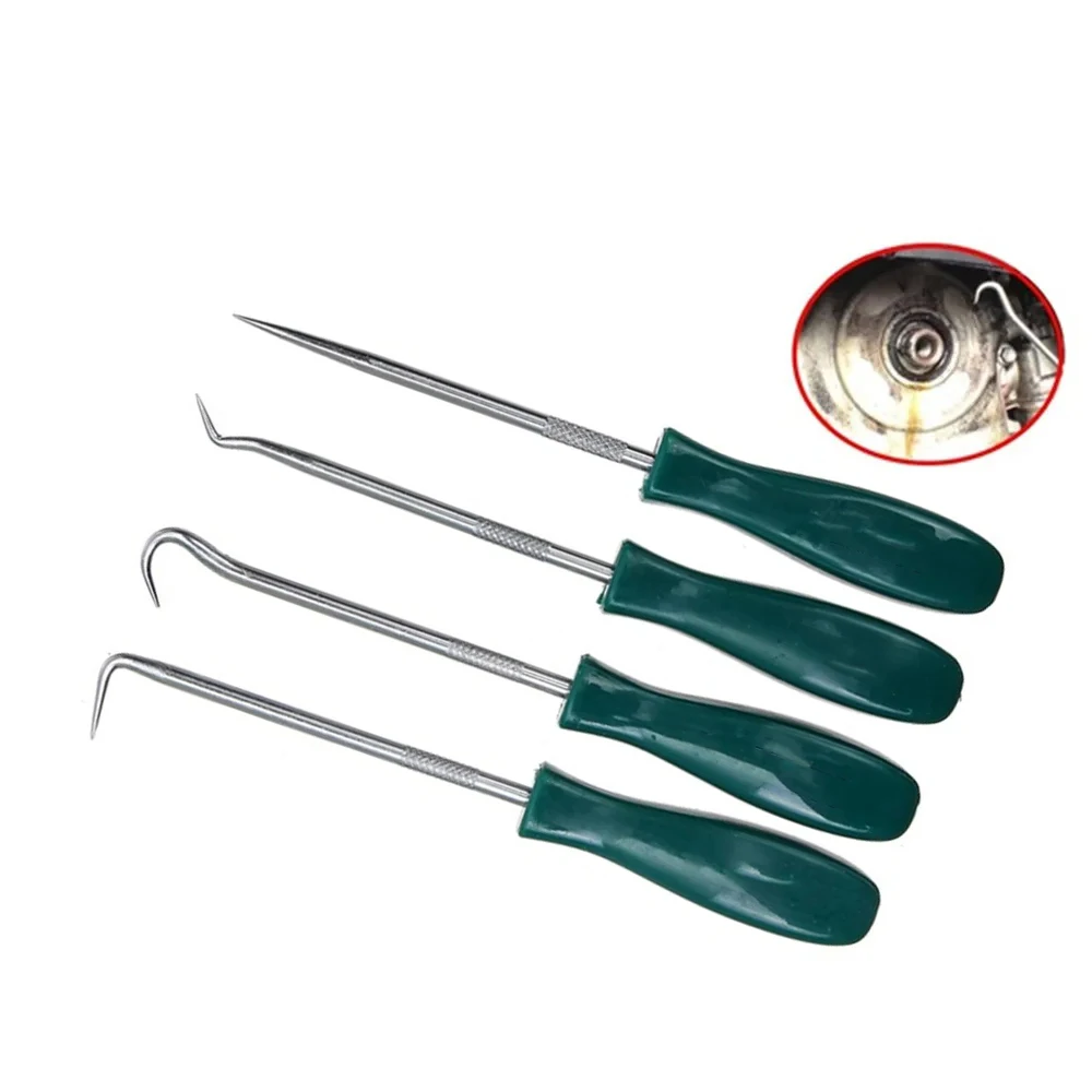 

4pcs 40mm Car Pick Hooks Repair Tools O-Ring Oil Seal Gasket Puller Remover Craft Hand Tools For Automotive Car Accessories