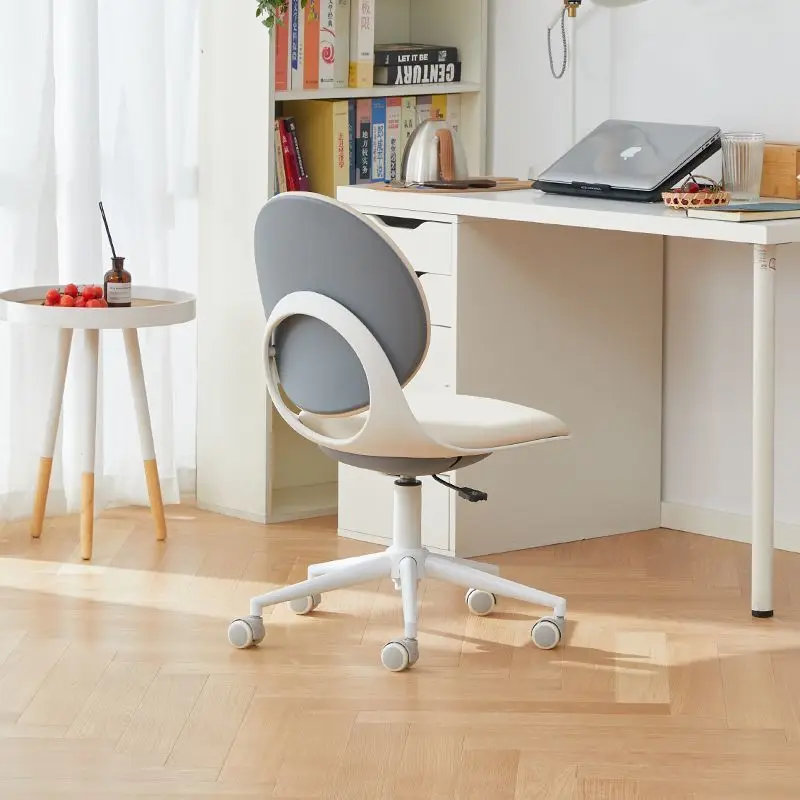 

Comfy Swivel Desk Chair Bedroom Vanity Office Small Space TikTok Trend Seat Computer Chair Furniture Muebles Office Chairs