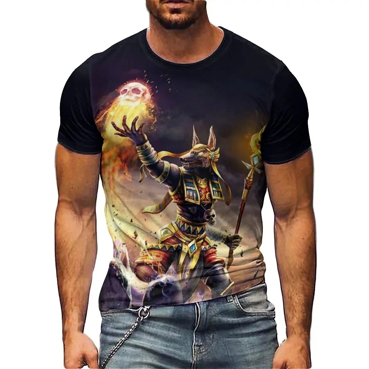 

Christmas Vintage Y2K Men's 3D Printed Short-Sleeve T-Shirt - Party Printed Top