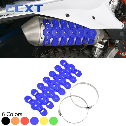 Protector de tubo de silenciador de escape para motocicleta, Protector para Sherco SE 300 SE 250 2014-2023 Yamaha YZ125 YZ250 2005-2023 KTM GasGas Beta