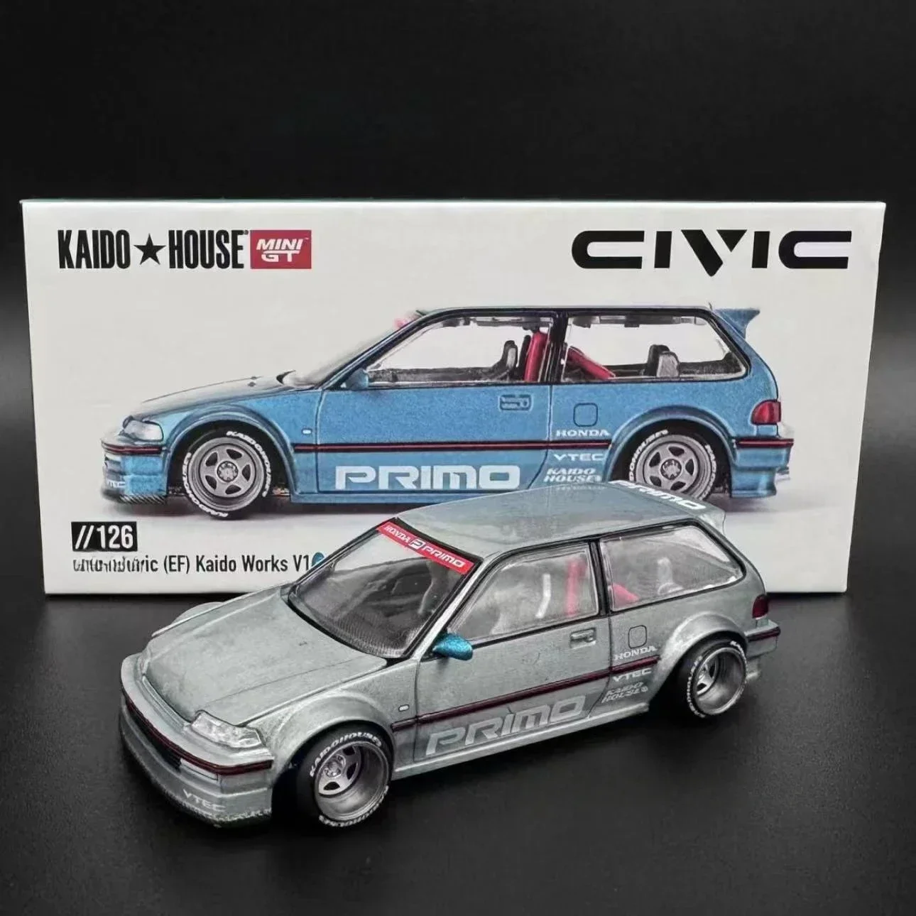 **Chase**Kaido House x MINI GT POP RACE INNO 1:64 R33 / CIVIC /Datsun /R34 Diecast Model Car