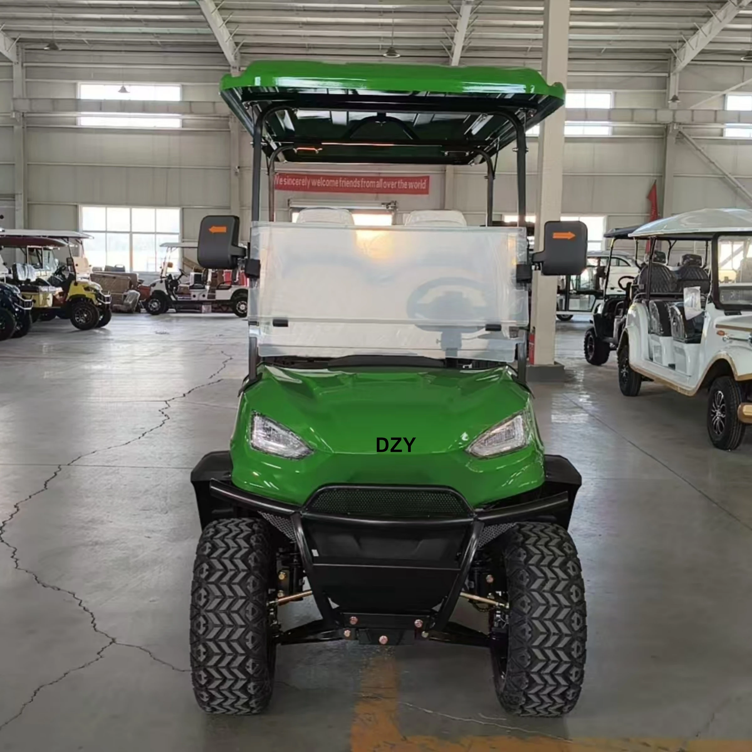 Best Seller Electric Utility Vehicle 4 Seats Electric Cargo Truck Golf Cart with Luggage Box for Sale Golf Kart Electric