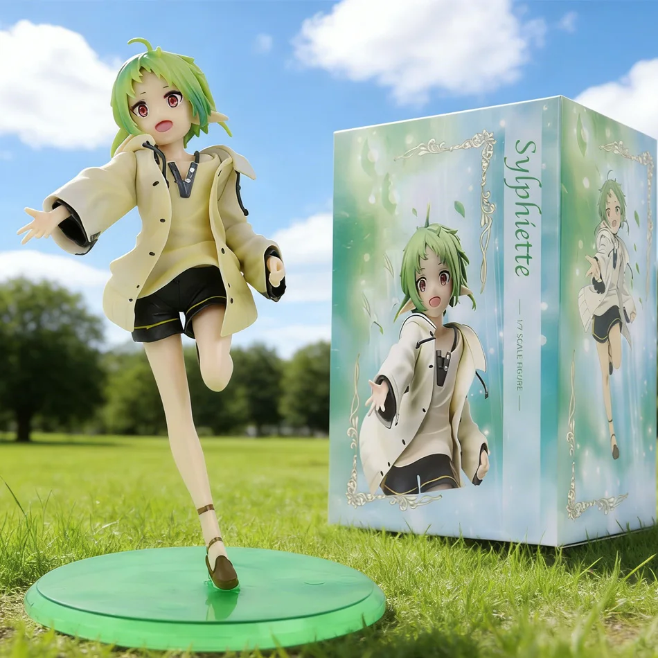 Figura de Sylphiette de Mushoku Tensei, Modelo de Chica Mágica 2D de Anime, Figura Coleccionable para Regalo de Cumpleaños