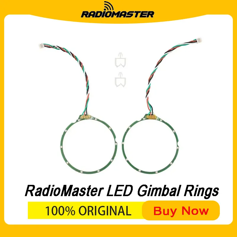 RadioMaster TX15 LED Gimbal Rings - Dynamic & Static Lighting RC Transmitter Accessory