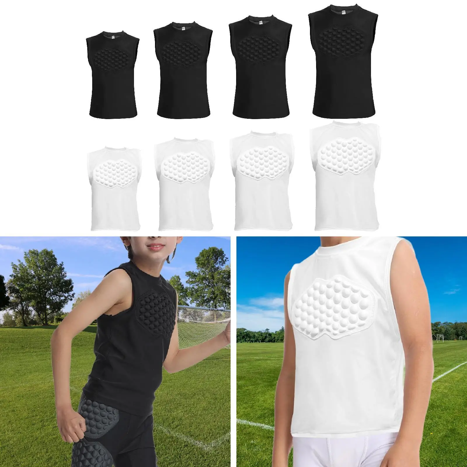 

Basketball Chest Protector Vest Chest Protection for Skateboarding Football
