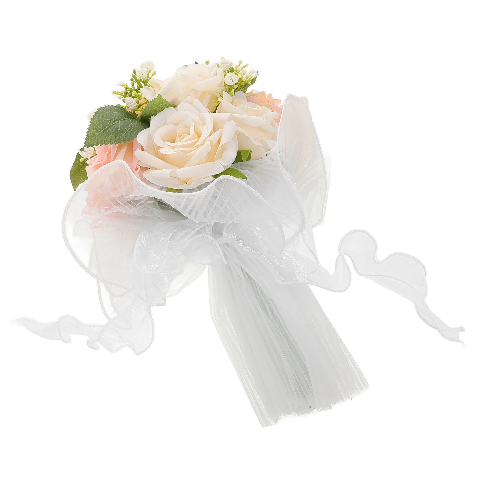 

Artificial Flower Bouquet Realistic Bride Bridal Wedding Decoration Simulation Floral Arrangement Romantic Table Centerpiece