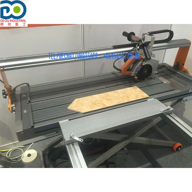 High efficiency movable electric tile cutter device Ceramic straight edge table tile cutting machine