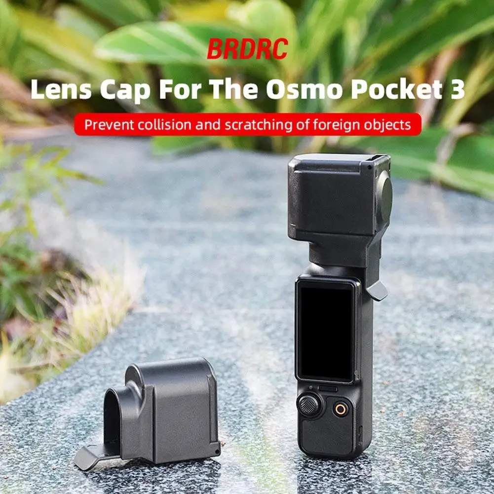 

BRDRC Lens Cap Cover For DJI OSMO Pocket 3 Gimbal Camera Lens Cap Protective Shell Fixed Scratch-proof Frame Accessories