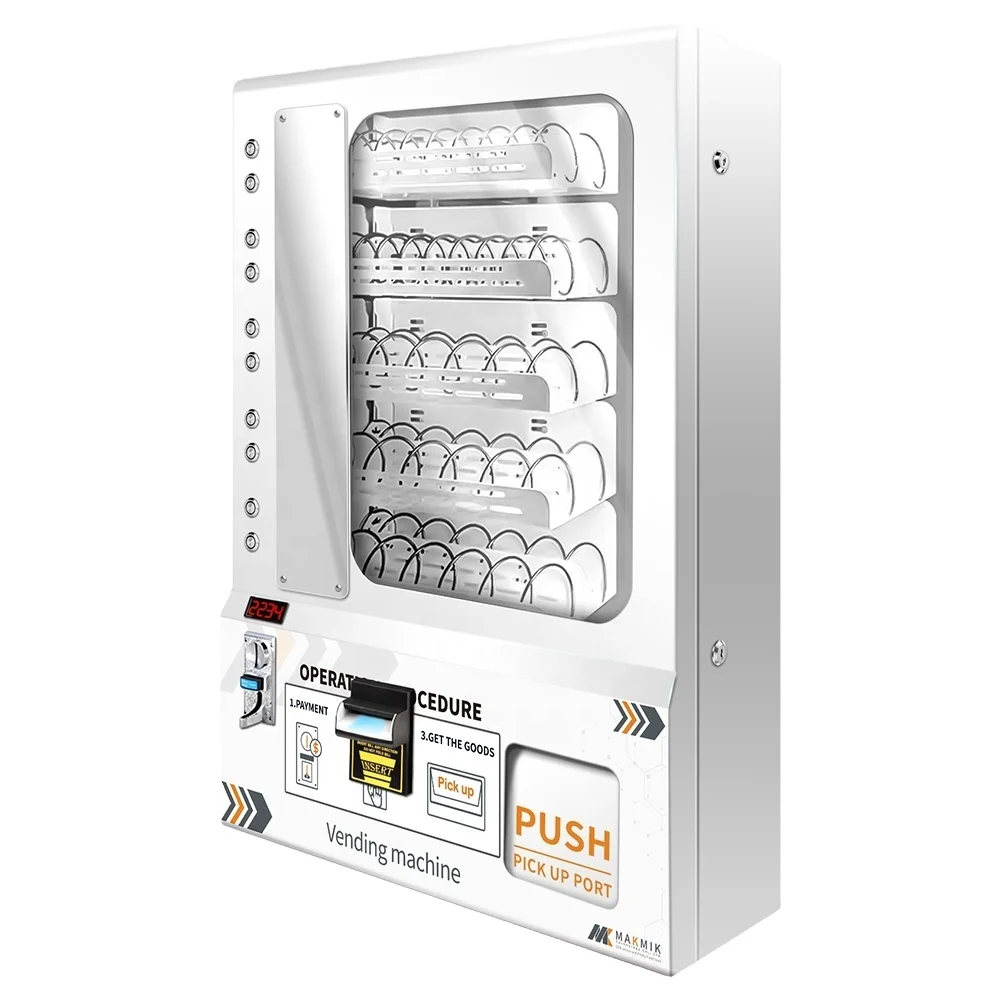 Mini Automatic Vending Machine with Wall-Mounted Convenient Vending Machine Eyelash Vending Machines for Sale