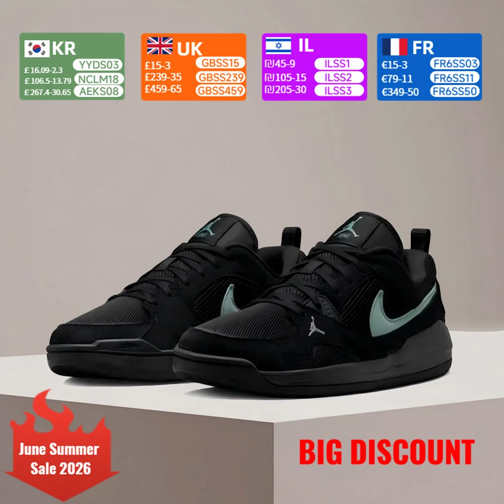 

Nike Air Jordan CMFT Era Men's Low-Top Slip-Resistant Durable Sneakers - Black Stylish, Versatile Casual Sneakers HJ6777-002