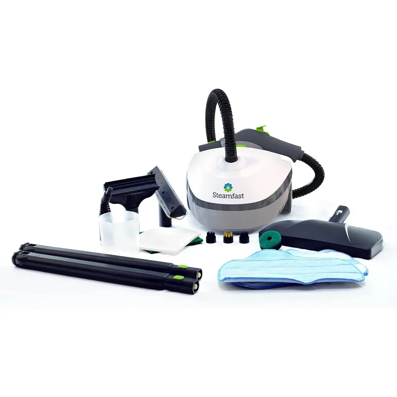 

SF-370 Canister Cleaner with 15 Accessories-All-Natural, Chemical-Free Pressurized Steam Cleaning for Most Floors, Counters,