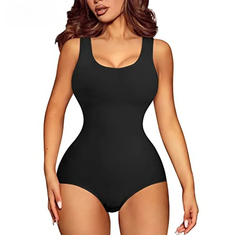 Qtree Plus Size XS-5XL Seamless Full Body Shaper Waist Trainer Panties Women Butt Lifter Tummy Control Bodysuits Slimming Panty