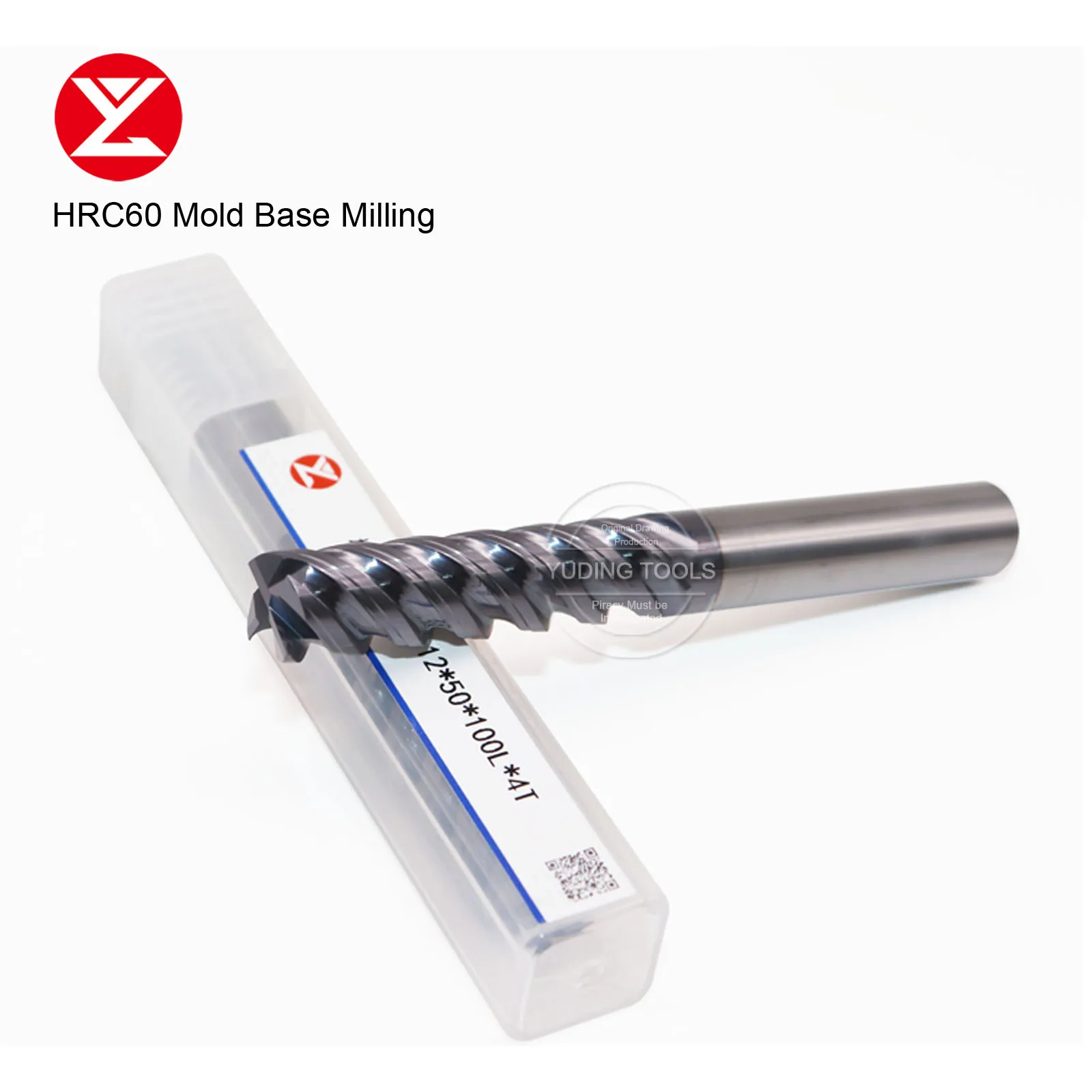 HRC60 4Flute special Side Solid Carbide Frame Milling Cutter for Flat Base Die Frame Tungsten Steel Mold embryo Frame End mill