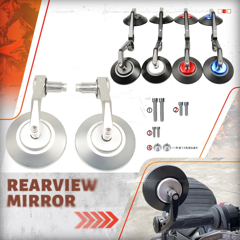 

Для CFMOTO 700 CLX CLX 700 CF 700 мотоциклетное ретро модифицированное зеркало на руле, полноугольное складное зеркало заднего вида на руль