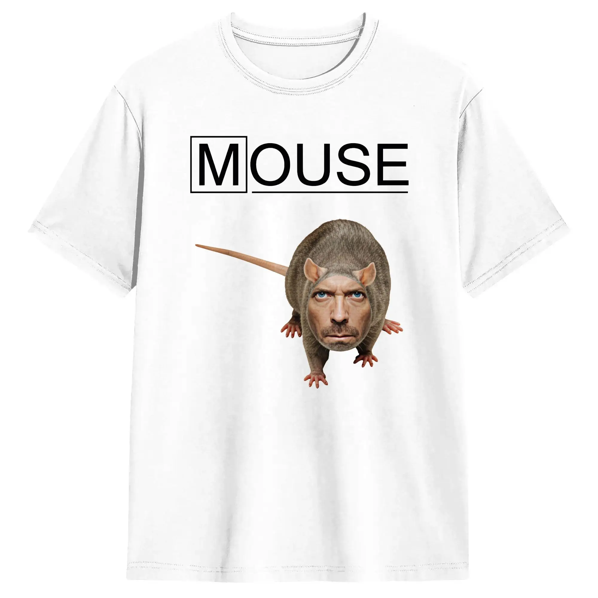 Novelty Dr Gregory House MD T-Shirt for Men Round Collar Pure Cotton T Shirt  Short Sleeve Tee Shirt Plus Size Tops