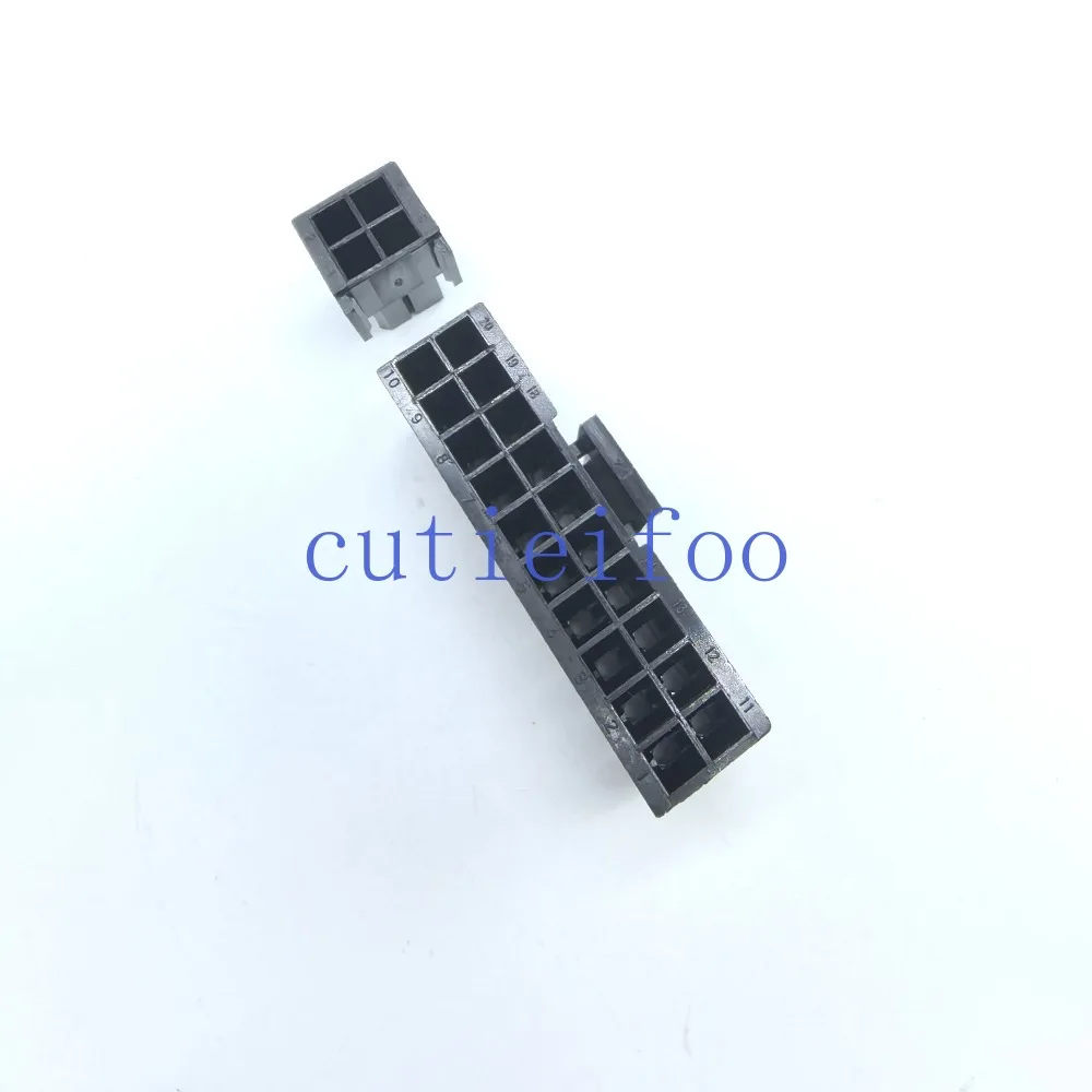 24-Pin 20+4-Pin Steckverbinder ohne Kontaktstifte für ATX-Stromversorgung – Detail 3