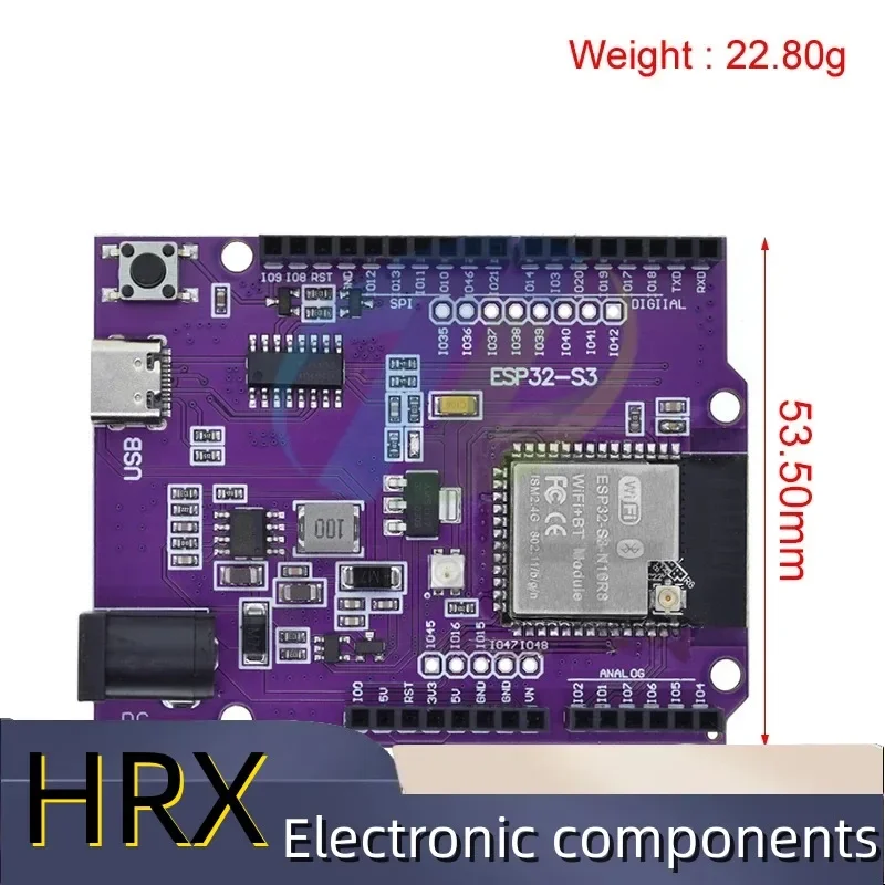 D1 ESP32-S3 WiFi + Bluetooth 16 МБ Flash D1 R3 модуль платы CH340 N16R8 для ESP-32 макетная плата беспроводной модуль в наличии