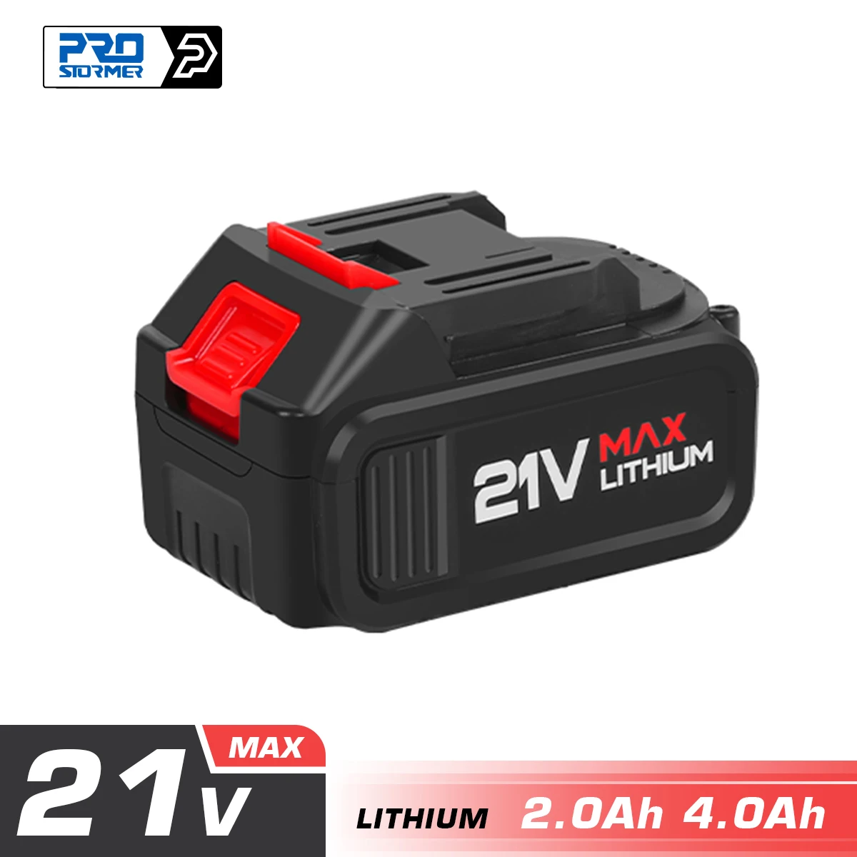 

PROSTORMER 21V 2000/4000mAh Li-ion Battery for 21V Series Power Tools Electric Drill Cordless Wrench Angle Grinder Chainsaw