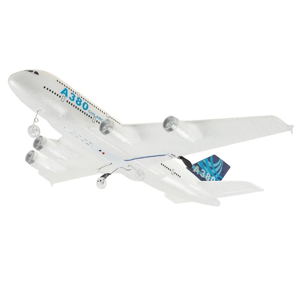 

Remote control a380 model airplane foam glider fixed wing 2.4G electric toy