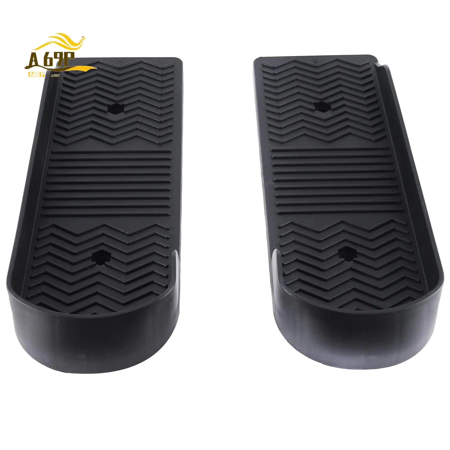 

A69P-1 пара педалей для эллиптического тренажера, аксессуары для спортивных педалей для тренажерного зала и дома, черный