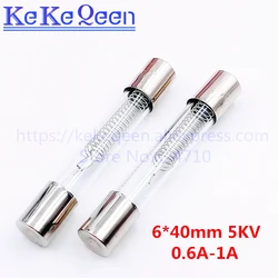 50Pcs 5KV 6*40 0.5A 0.6A 0.65A 0.7A 0.75A 0.8A 0.9A 6*40mm 600mA 650mA 700mA 750mA 800mA 900mA Microwave oven high voltage fuse