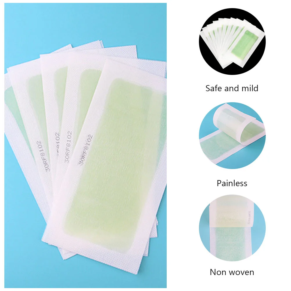 

Non woven Paper for Body Hair Removal Safe Depilatory Face Wax Strips Strips Coated Wax Disposable Clean Hygienic