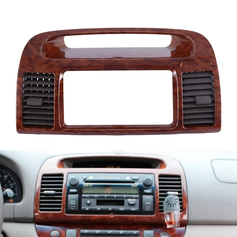 Super Sale 1Set DVD Radio Fascia Center Dash Air Outlet&Climate Control Heater A/C Switch Panel for Toyota Camry 02-06 55902-060