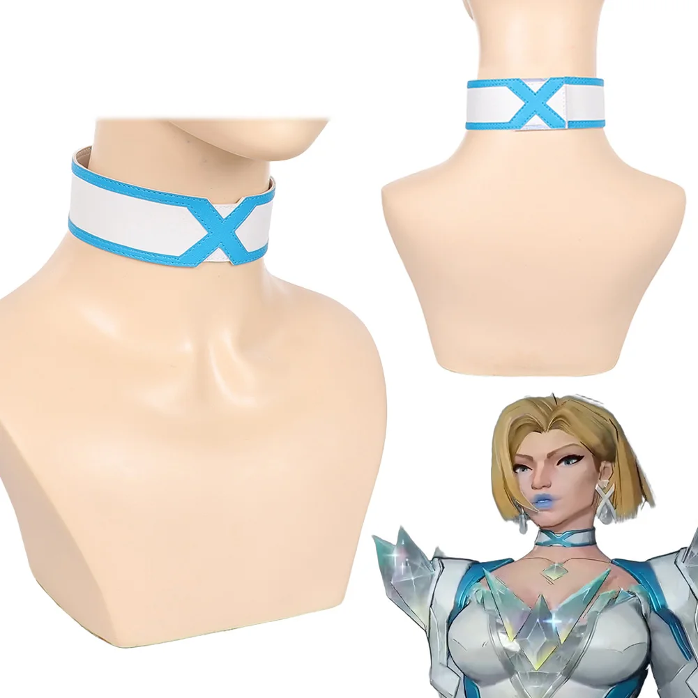 

Fantasia Rival Эмма Грейс Мороз Колье Женщины Косплей Опора Игра Disfraz Костюм Аксессуары Женщины Хэллоуин Карнавал Вечеринка