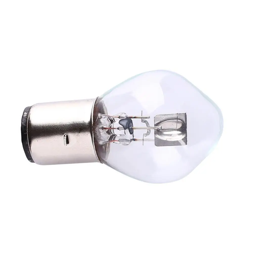 1/3/10pcs BA20D High Brightness LED Bulbs 12V 35/35W Halogen Headlight Singal Lamp Bulb Amber For Motorcycle ATV Moped Scooter image 4