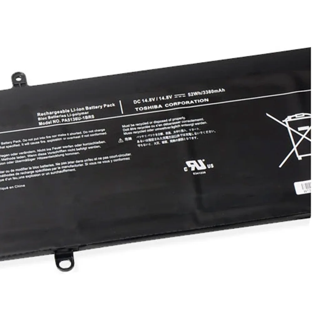 14.8V 52WH PA5136U-1BRS original Laptop Battery for Toshiba Portege Z30 Z30-A Z30-AK04S Z30-A1301 Z30-B K10M Z30-C PA5136U