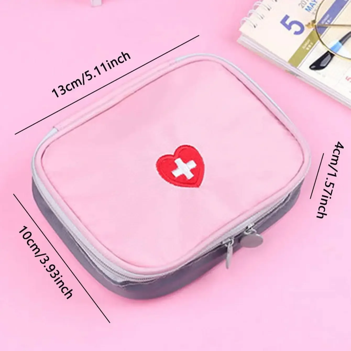 1PC-Portable Emergency Medical Bag First Aid Storage Box for Household Outdoor Travel Camping Equipment Medicine Survival Kit