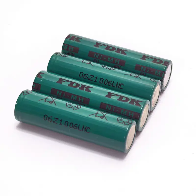 FDK Original HR-AAU 1.2V 1650mAh 14500 NI-MH rechargeable battery AA flat head battery