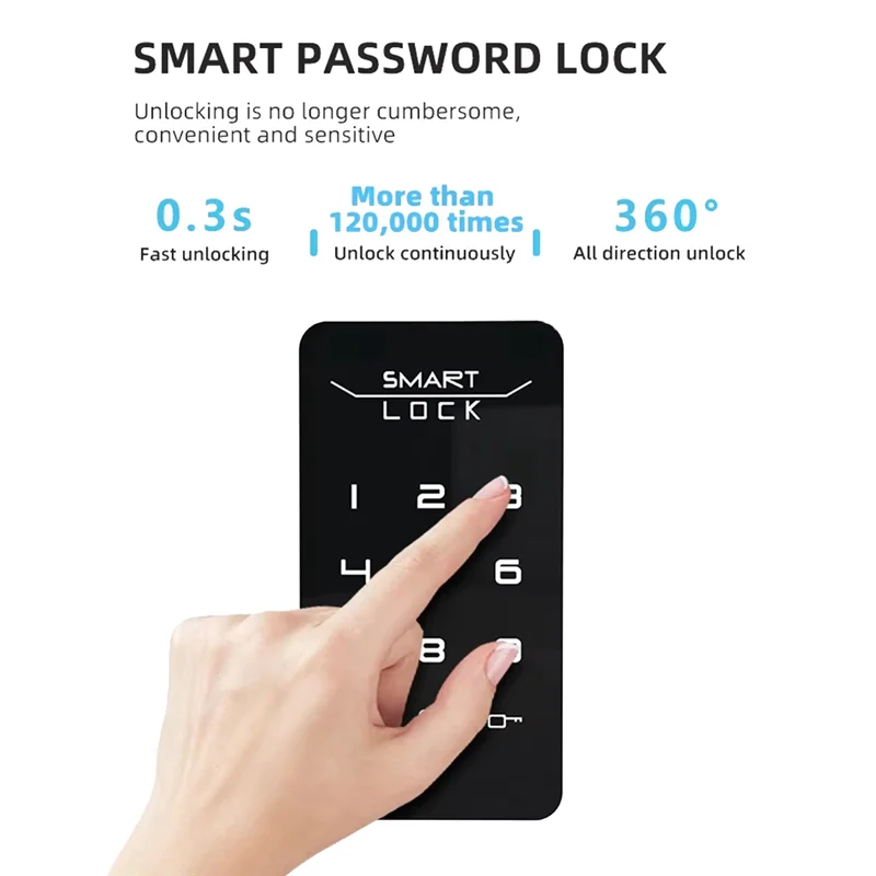 AEE6-Serrature elettroniche Password Cerniera Antifurto Serrature senza chiave adatte per armadietti scolastici, armadietti da palestra