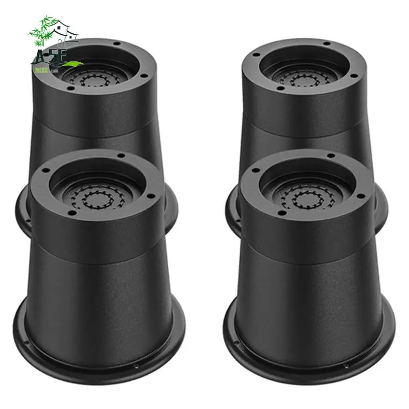 

A05E-4-Pack Сверхмощные мебельные подъемники Круглые резиновые подъемники для диванов, столов, кроватей и стульев Нижние подъемники