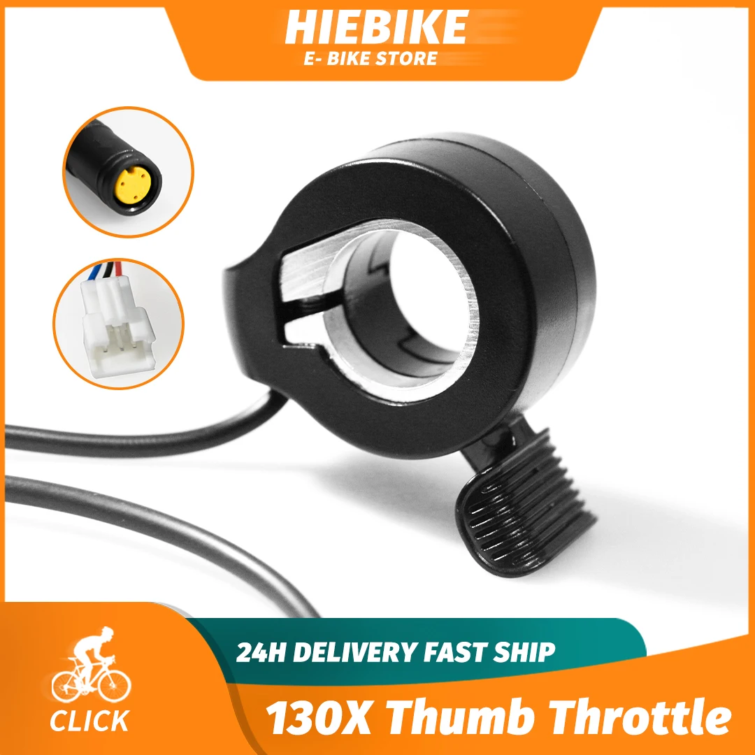 

Electric Bike 130X Thumb Throttle 3 Pin Electric Scooter Speed Finger Throttle Accelerator Grip for Bicycle Ebike Accessories