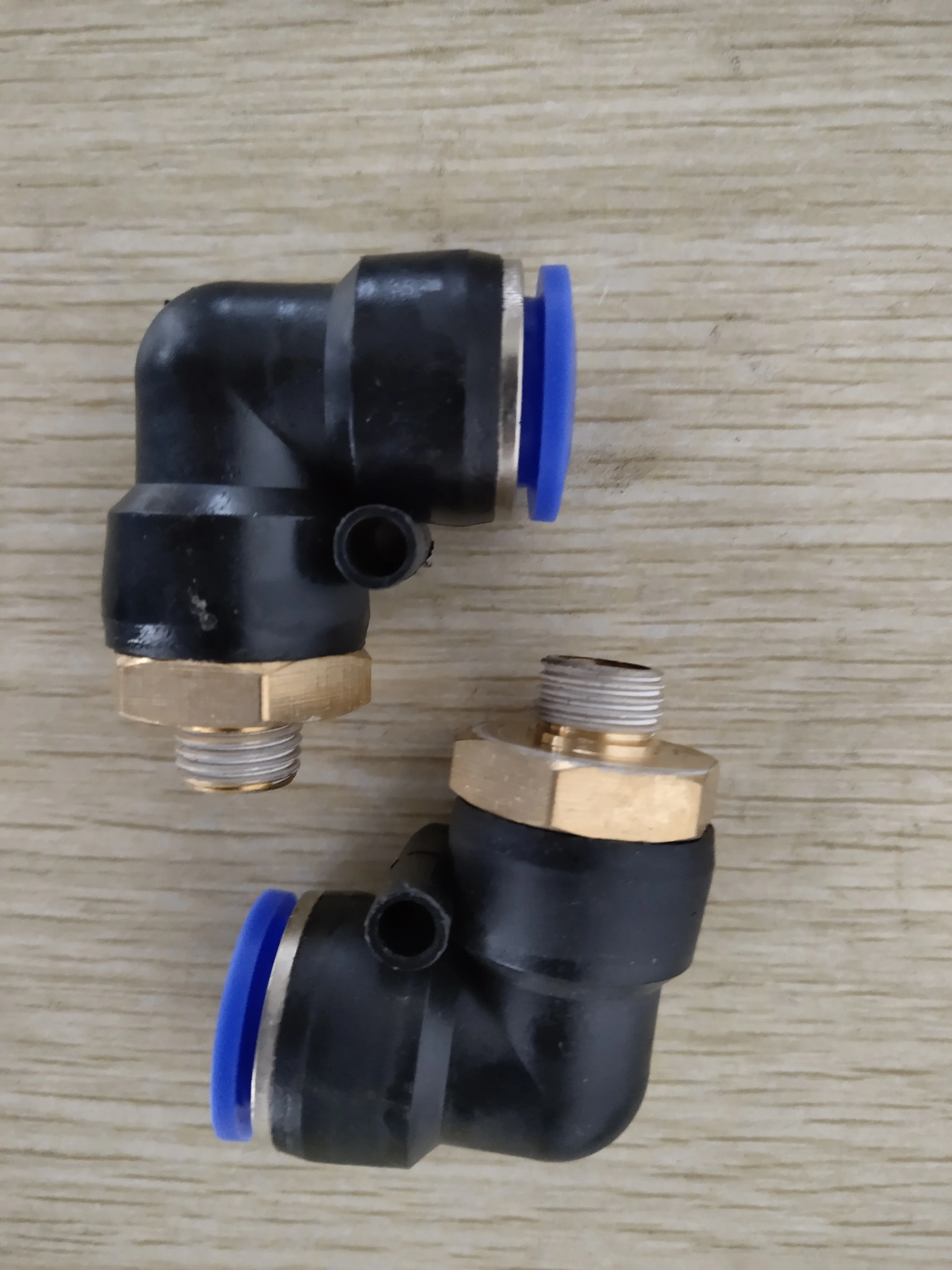 Conector pneumático azul da PIpe que encaixa PC PL SL PCF PB PX PD PX PLF 4/6/8/10/12-01-02-03-04